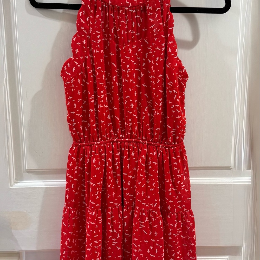 Monteau Red Sleeveless Dress
